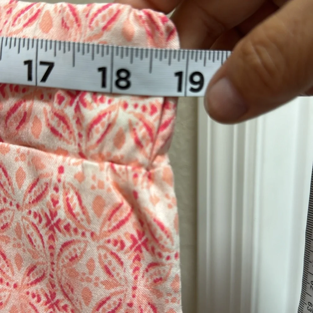 Capris ladies pants Espresso peachy and pinks size 2x HTH 19” - Picture 5 of 11